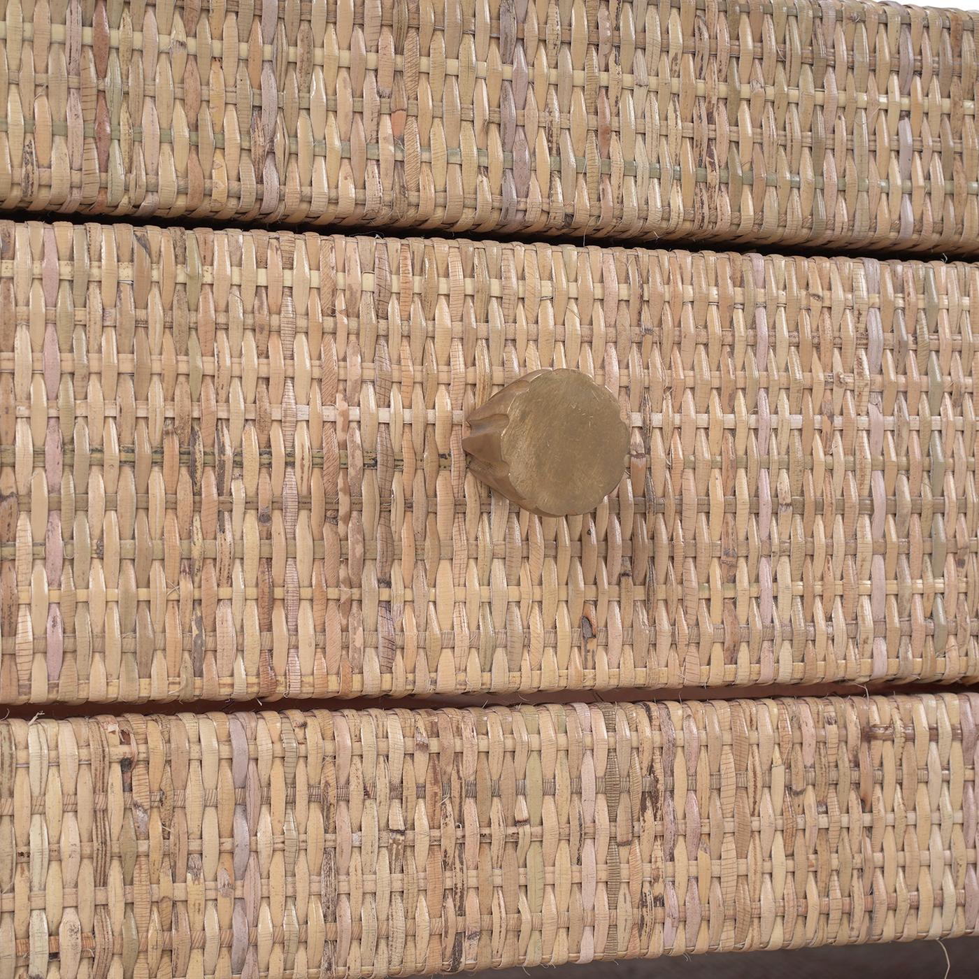 Rotin Table basse en rotin naturel en vente