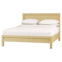 Natural Rattan King Size Bed Frame