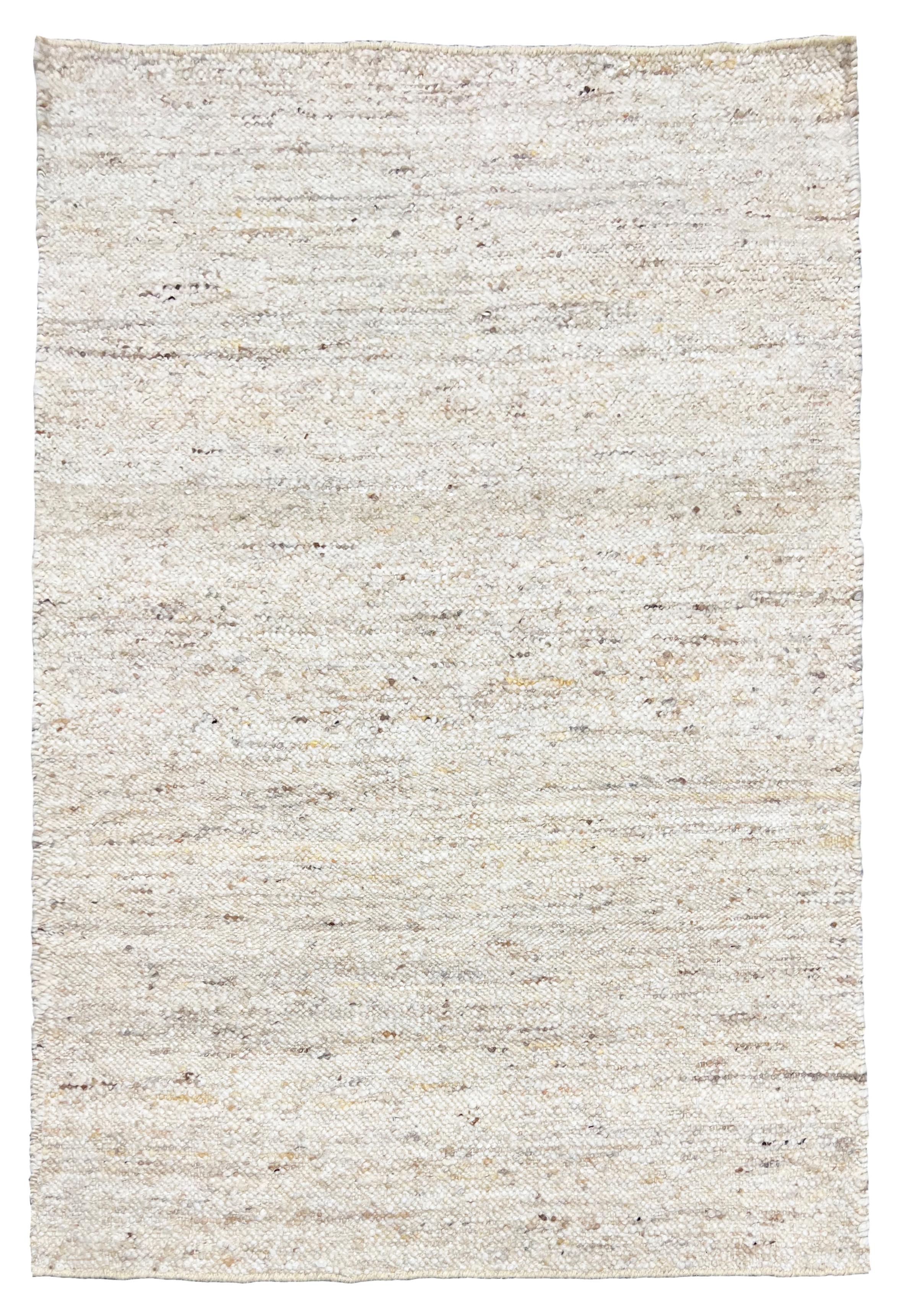 6' x 9'

Hand knotted, flat-weave raw wool

Origin: India

Field Color: Ivory

Accent Colors: Brown, Beige