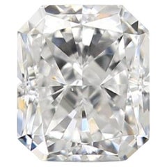 Natural Rectangular Modified Brilliant Diamond in a 0.50 Carat D VS, GIA Cert