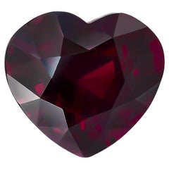 Pierre précieuse grenat rouge naturel non chauffé 14,41 carats / JupiterGem