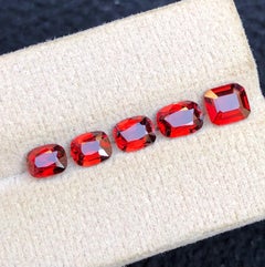 Natural Red Spinel 3.20 Carat Cushion Cut Loose Gemstones Parcel for Jewelry