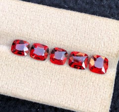 Spinello rosso naturale da 3,60 carati con taglio a cuscino, gemme sciolte per gioielli
