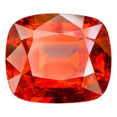 Natural Reddish Orange Grossular Garnet 13.74 Carat – Loose Garnet Gemstone