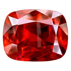 Natural Reddish Orange Grossular Garnet 15.06 Carat – Loose Garnet Gemstone