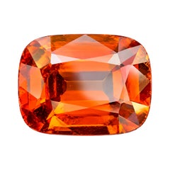 Natural Reddish Orange Grossular Garnet 6.17 Carat – Loose Garnet Gemstone