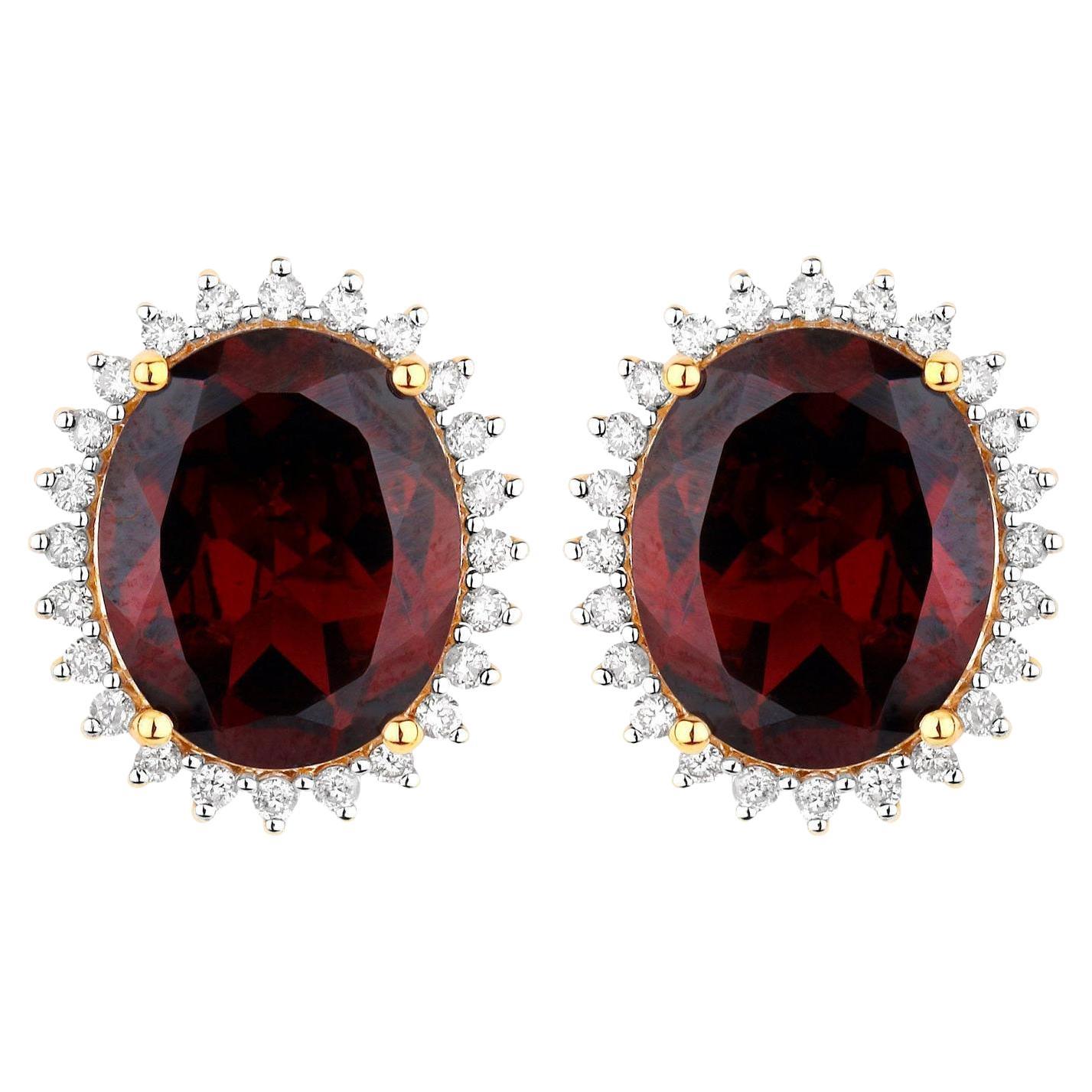 Rhodolite Earrings