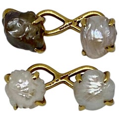 Antique Natural River Pearl Cufflinks by Tiffany & Co.