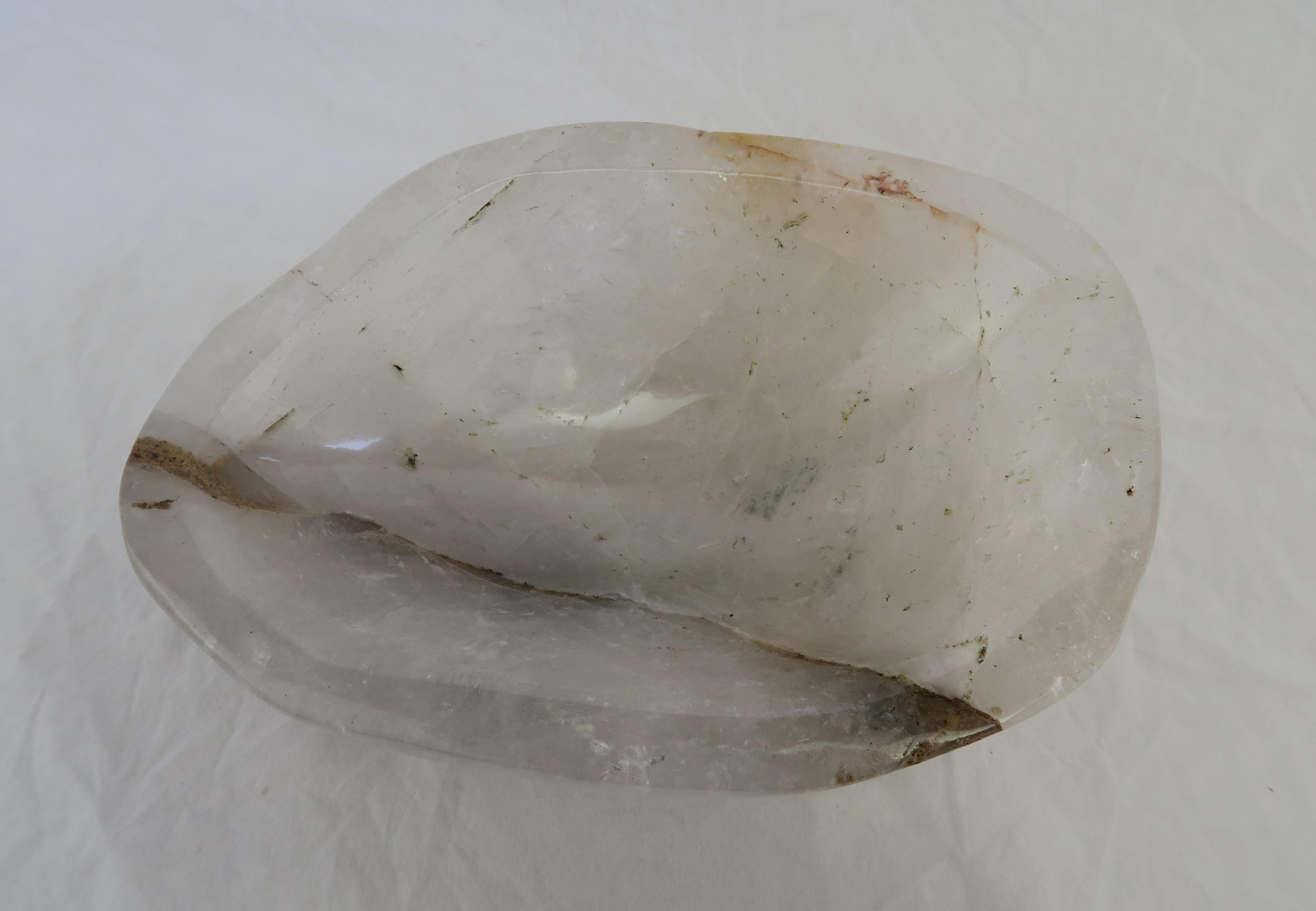 Natural Rock Crystal Accent Bowl 1