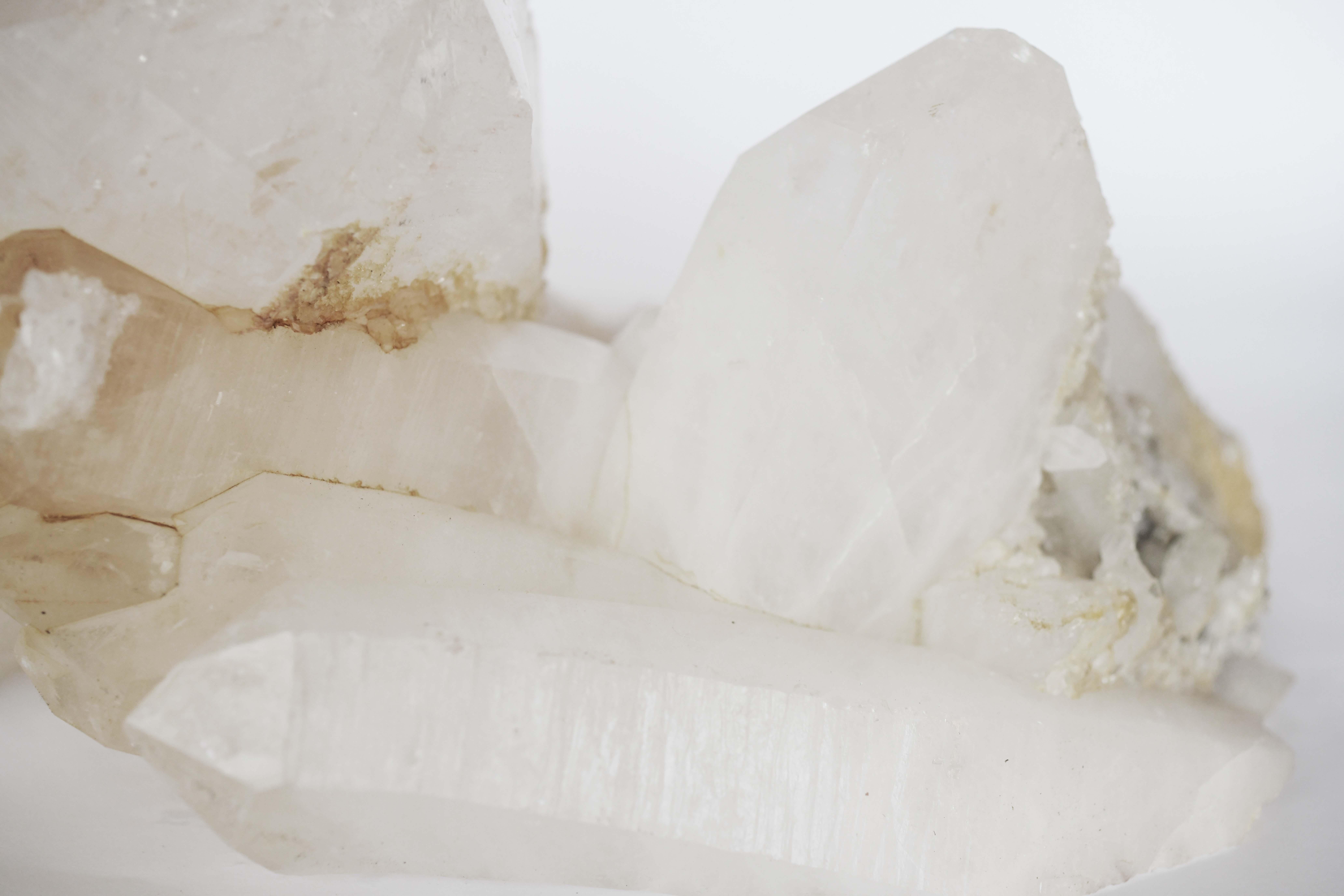 Natural Rock Crystal Cluster For Sale 1