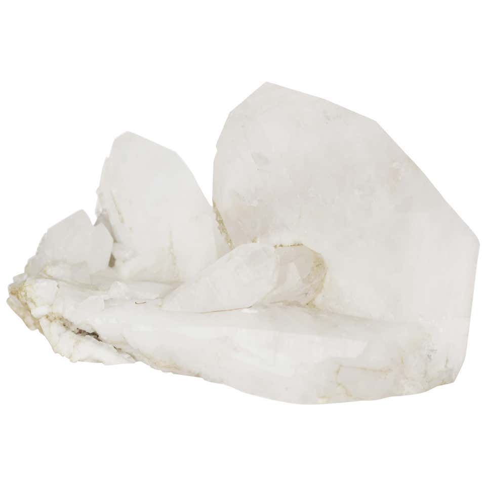 Rare Large Natural Rock Crystal Quartz Cluster For Sale at 1stDibs ...