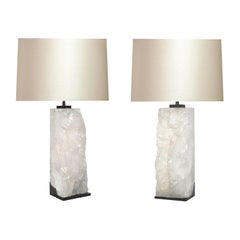 Natural Rock Crystal Lamps by Phoenix