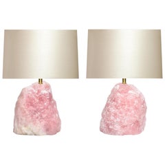 Natural Rock Crystal Quartz Lamp