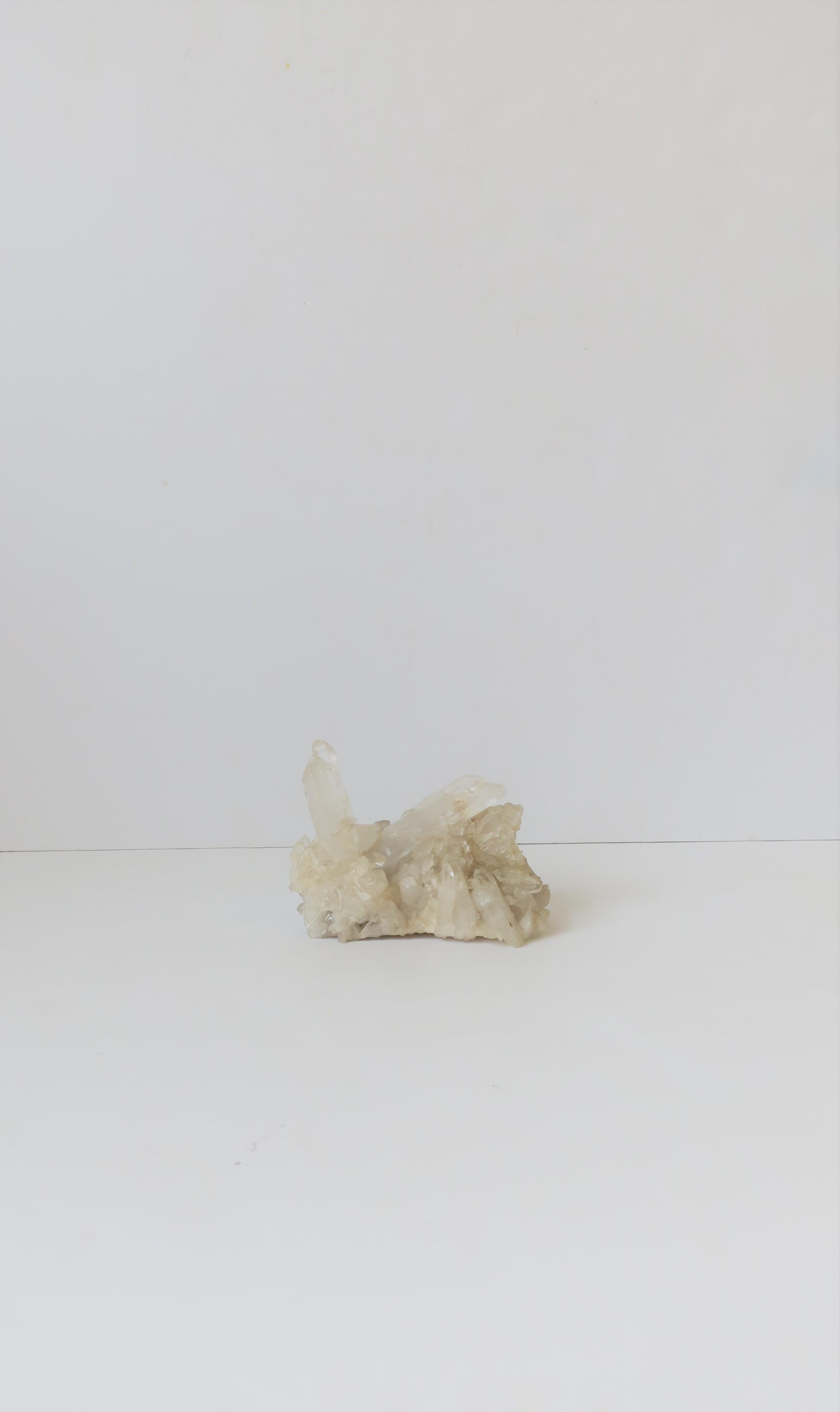 A rock crystal natural specimen piece aka clear quartz. 

Piece measures: 3.25