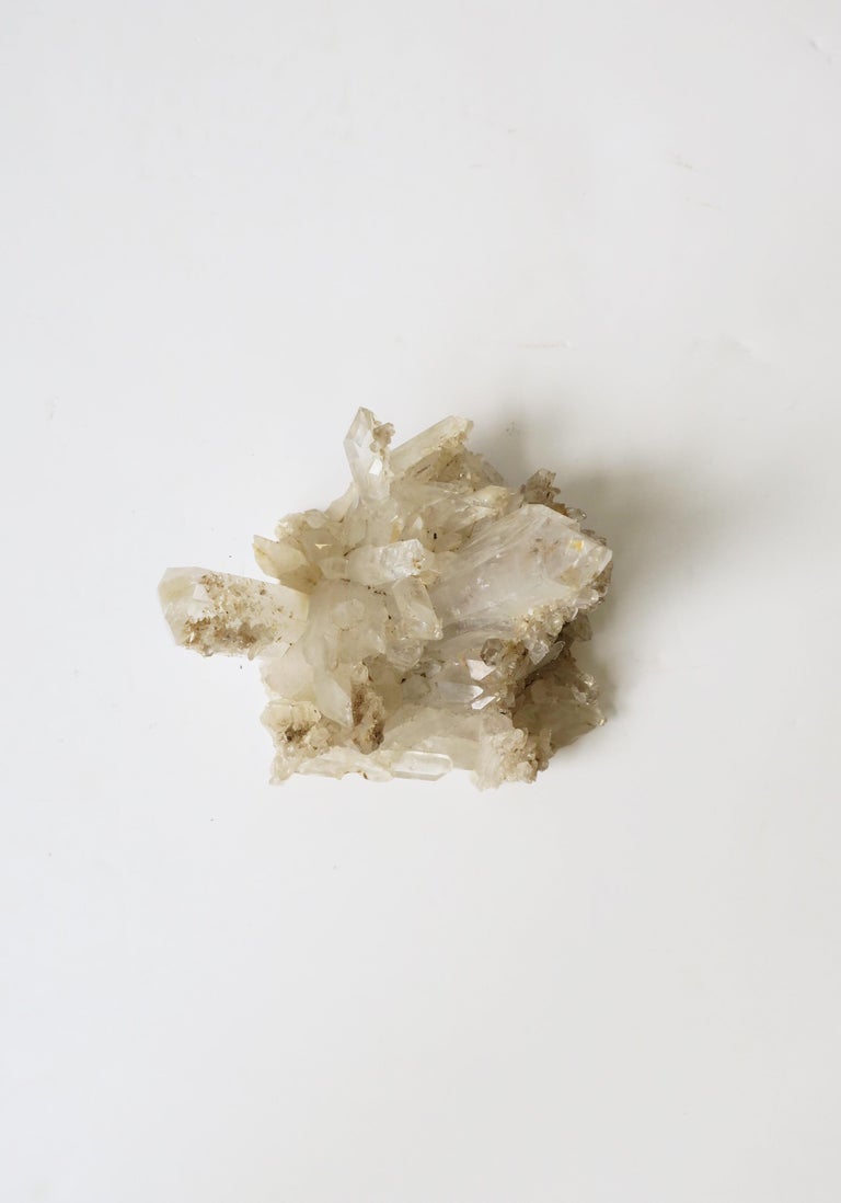 Organic Modern Natural Rock Crystal Specimen Piece For Sale