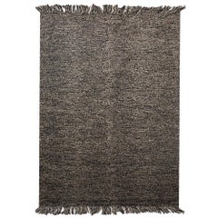Alfombra Tejido Marte Natural Rock Patterns Personalizable en Negro Extra Grande