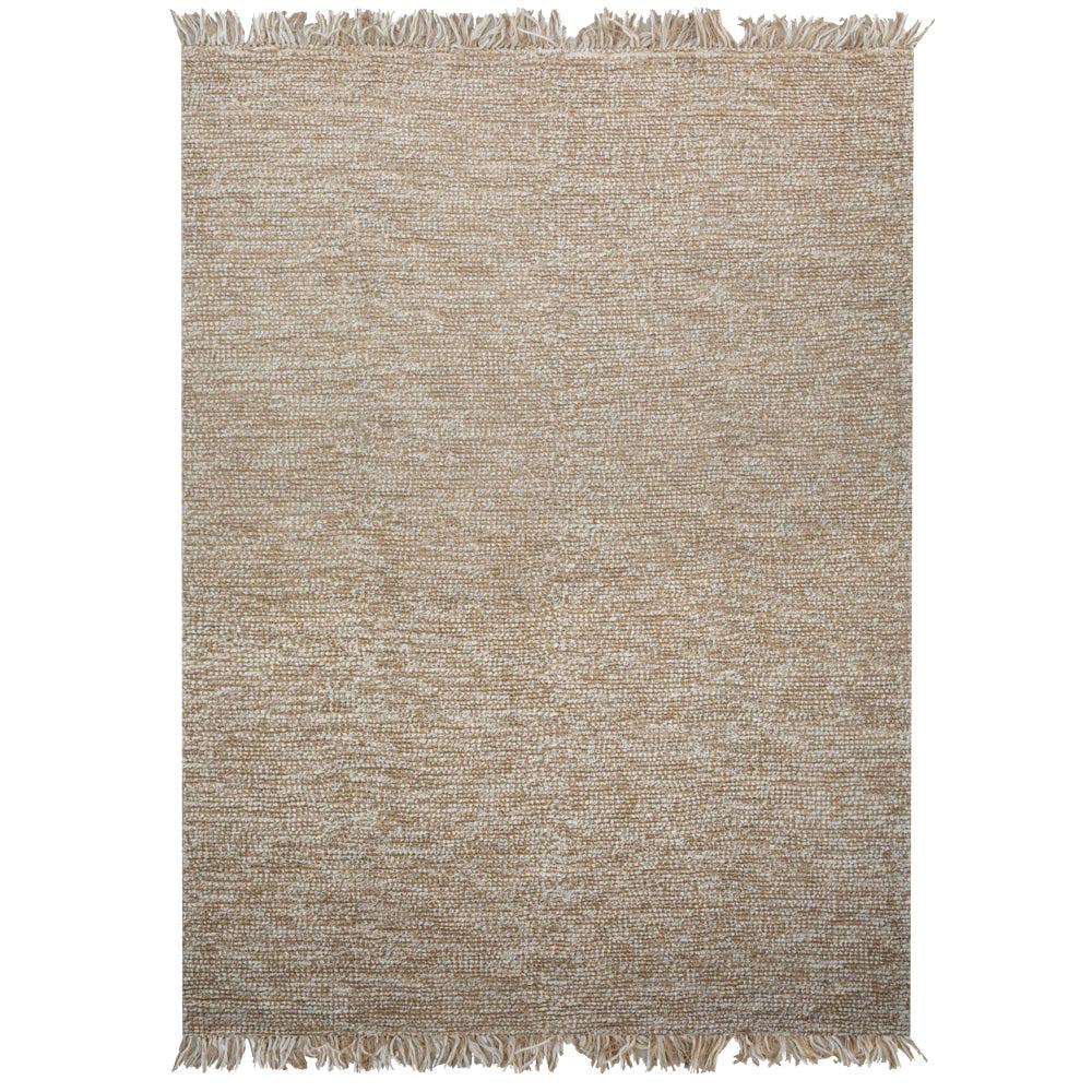 Natural Rock Patterns Customizable Mars Weave Rug in White Extra Large For Sale