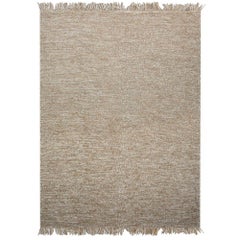 Natural Rock Patterns Customizable Mars Weave Rug in White Extra Large