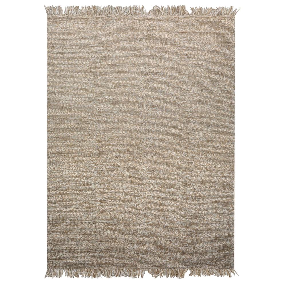 Natural Rock Patterns Customizable Mars Weave Rug in White Large