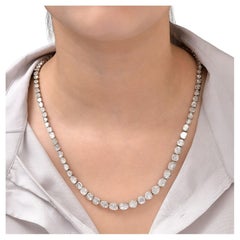 Natural Rose Cut Polki Diamond Handmade Victorian Necklace 925 Sterling Silver