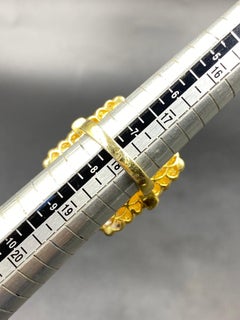 Natural Rose Cut Polki Diamond Ring 925 Sterling Silver Handmade Vintage Ring.