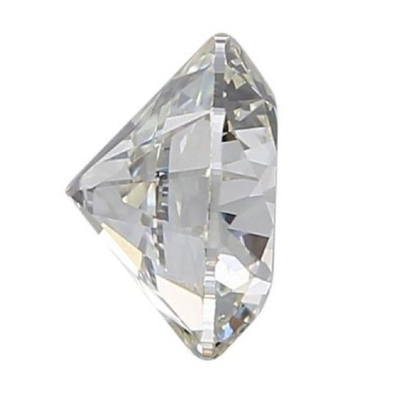Natural Round Brilliant Diamond in 0.29 Carat F SI2, GIA Certificate In New Condition In רמת גן, IL