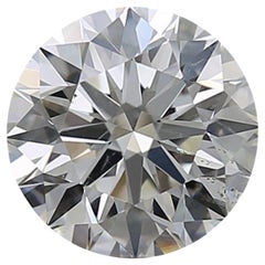 Natural Round Brilliant Diamond in 0.29 Carat F SI2, GIA Certificate