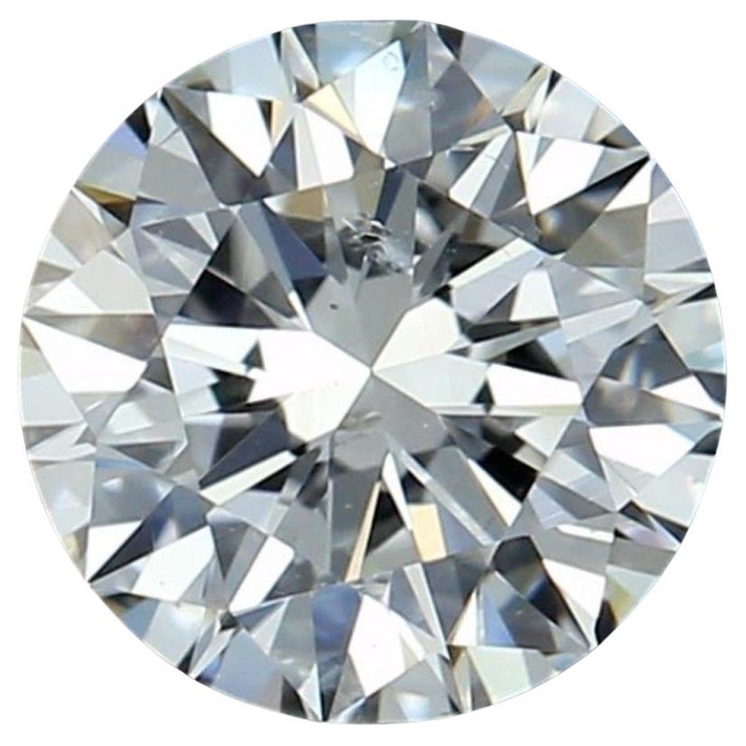 Diamant rond et brillant naturel de 0,52 carat E VS2, certificat GIA