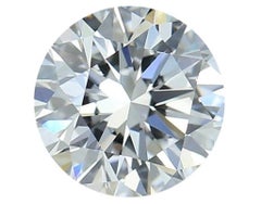 Natural Round Brilliant Diamond in a 0.53 Carat D IF, IGI Cert