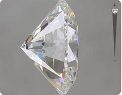Natural Round Brilliant Diamond in a 1.00 Carat G VS1, GIA Certificate