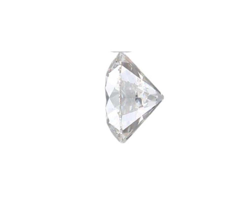 Women's or Men's Natural Round Brilliant Diamond in 1.07 Carat D IF, IGI Cert