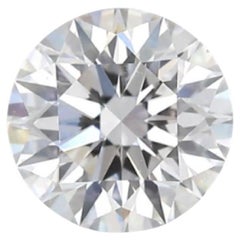 Natural Round Brilliant Diamond in 1.07 Carat D IF, IGI Cert