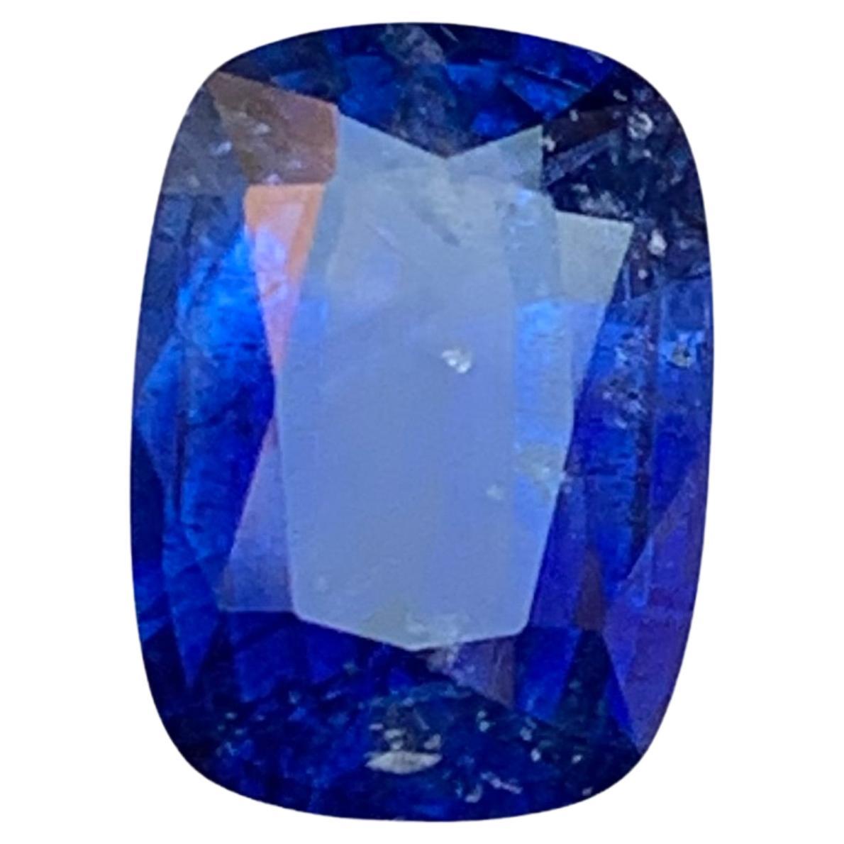 Zaffiro blu reale naturale da 4,60 carati con taglio a cuscino per gioielli ad anello in vendita