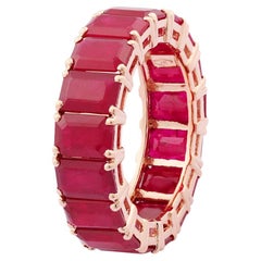 Ring mit natürlichem Rubin 10,74 Karat in 18k Gold 3,69 gms