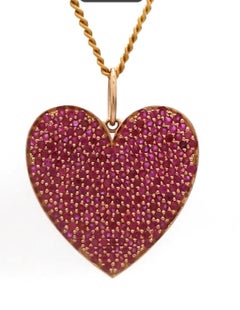 Natural Ruby 2.70cts Pendant in 14k Gold