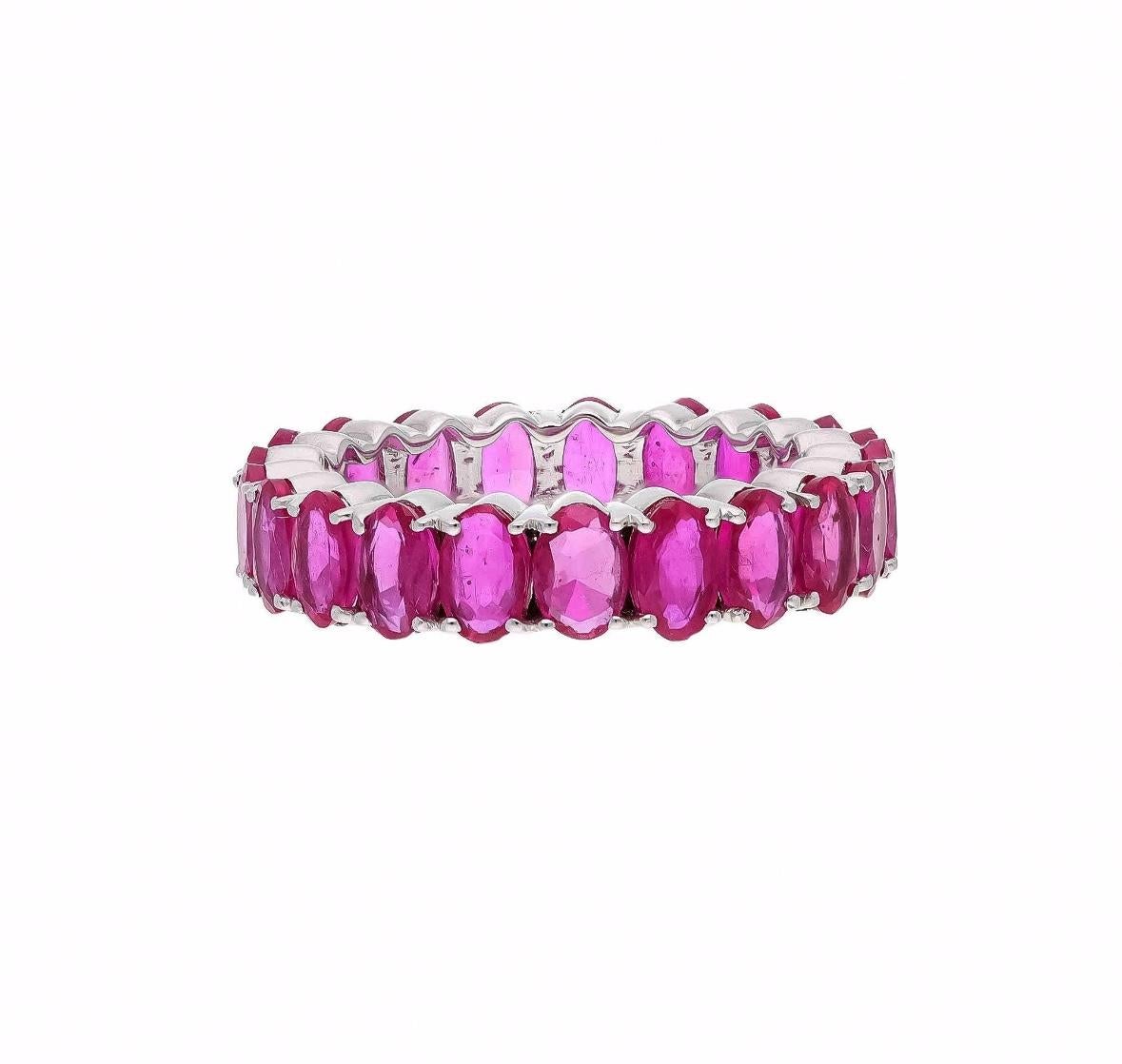 Stone : Ruby 

❋ Ruby Weight : 5.83 Cts. Approx.

❋ Stone Size : 3x5 MM Approx. (± 0.20 MM)

❋ Stone Shape : Oval Cut

❋ Stone Color : As Shown In Picture

❋ Stone Type : Natural


METAL DETAILS :

===============


❋ Metal Purity : Solid 18K Gold