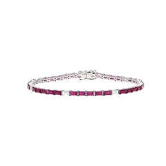 Bracelet en or 18 carats avec diamants de 0,63 carat