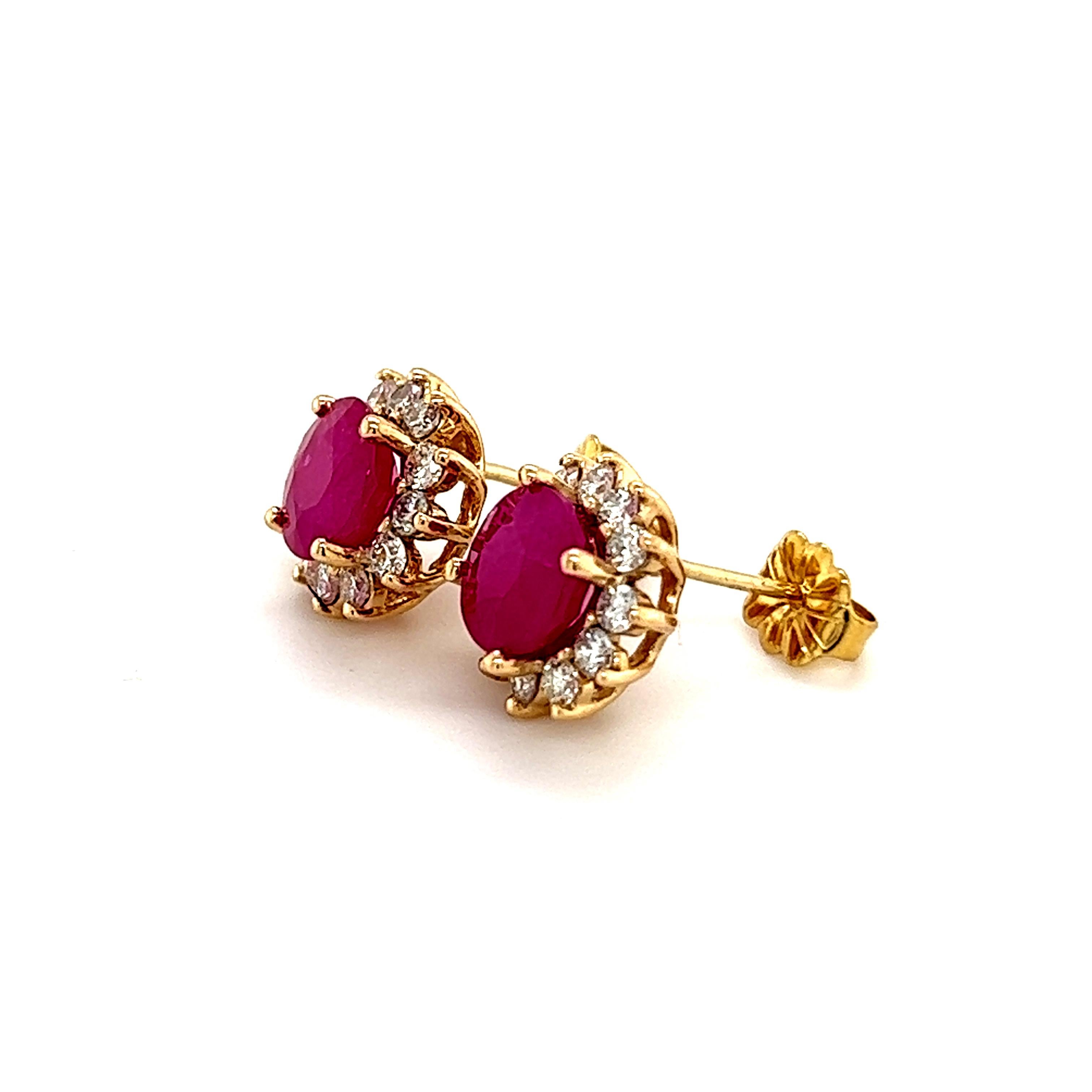 Natural Ruby Diamond Earrings 14k Gold 3.72 TCW Certified $5,950 211346

Nothing says, “I Love you” more than Diamonds and Pearls!

These Ruby earrings have been Certified, Inspected, and Appraised by Gemological Appraisal Laboratory

Gemological