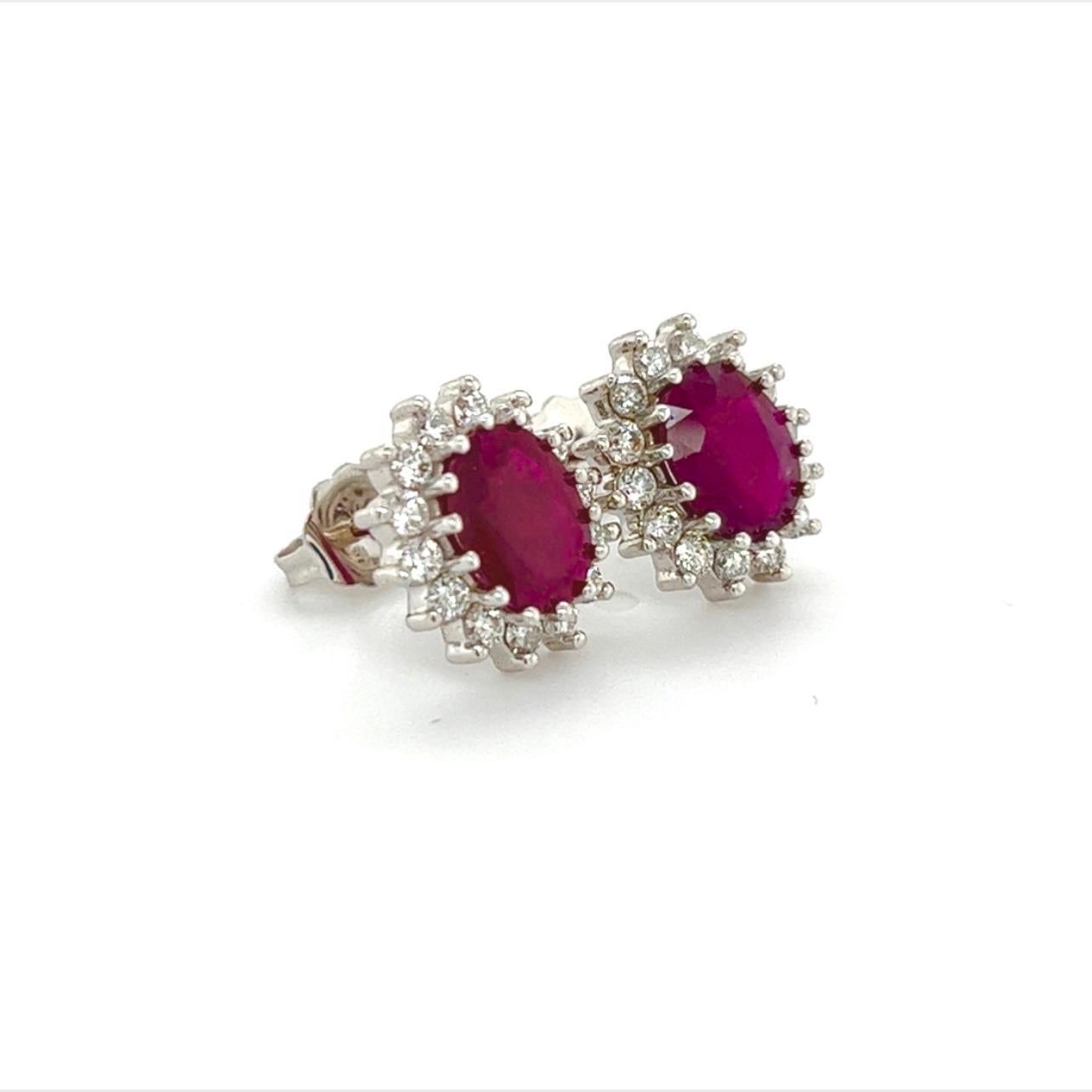 Natural Ruby Diamond Earrings 14k Gold 4.04 TCW Certified $5,250 215094

Nothing says, “I Love you” more than Diamonds and Pearls!

These Ruby earrings have been Certified, Inspected, and Appraised by Gemological Appraisal Laboratory

Gemological