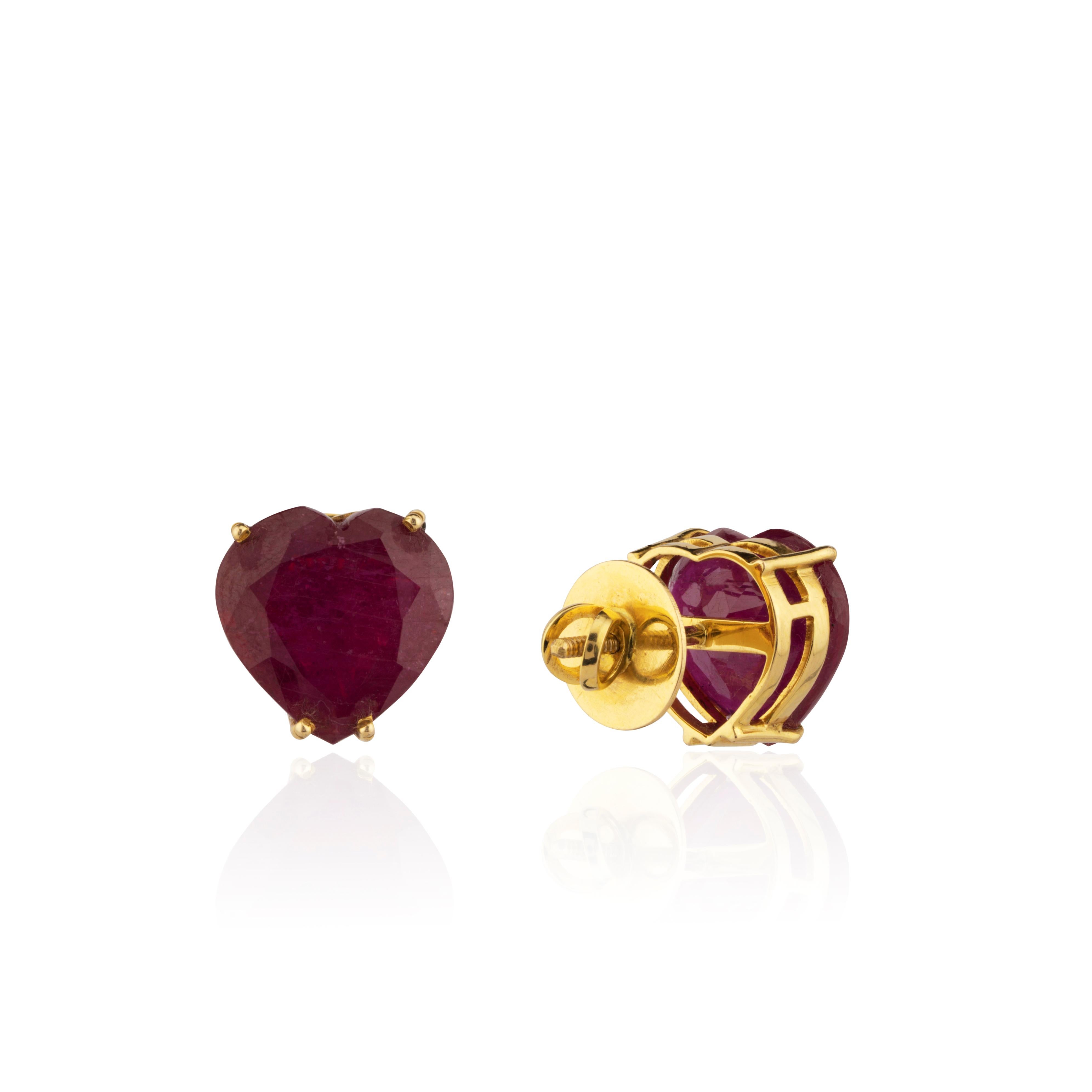 this is an amazing earring with
ruby : 22.02 carats
gold : 8.126 gms


Please read my reviews to make yourself comfortable.
I don't want to sell just one time but make customers for life.
All our jewelry comes with a certificate appraisal and 