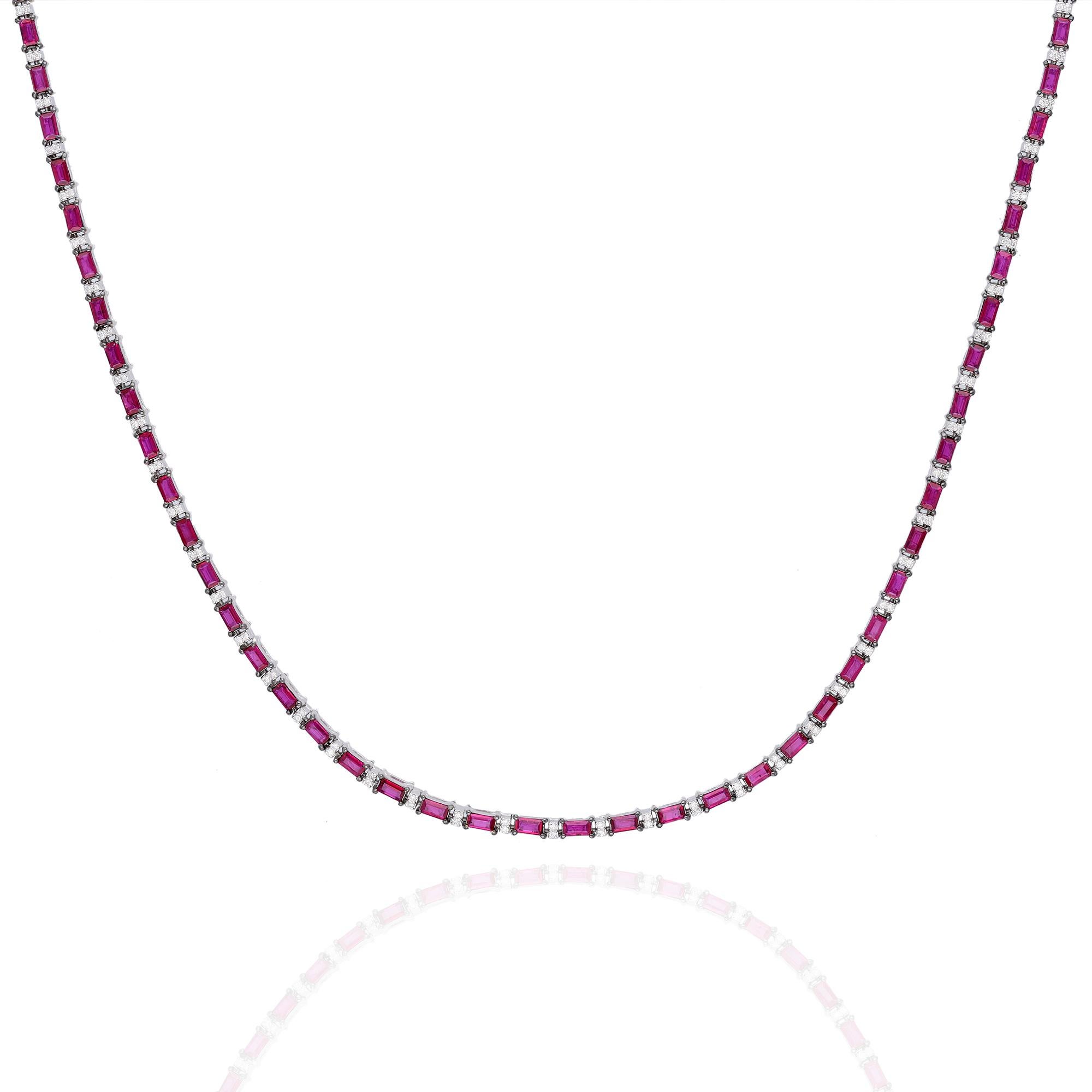 Naturel  Collier en or 18 carats avec diamants 0,58 carat Neuf - En vente à jaipur, IN