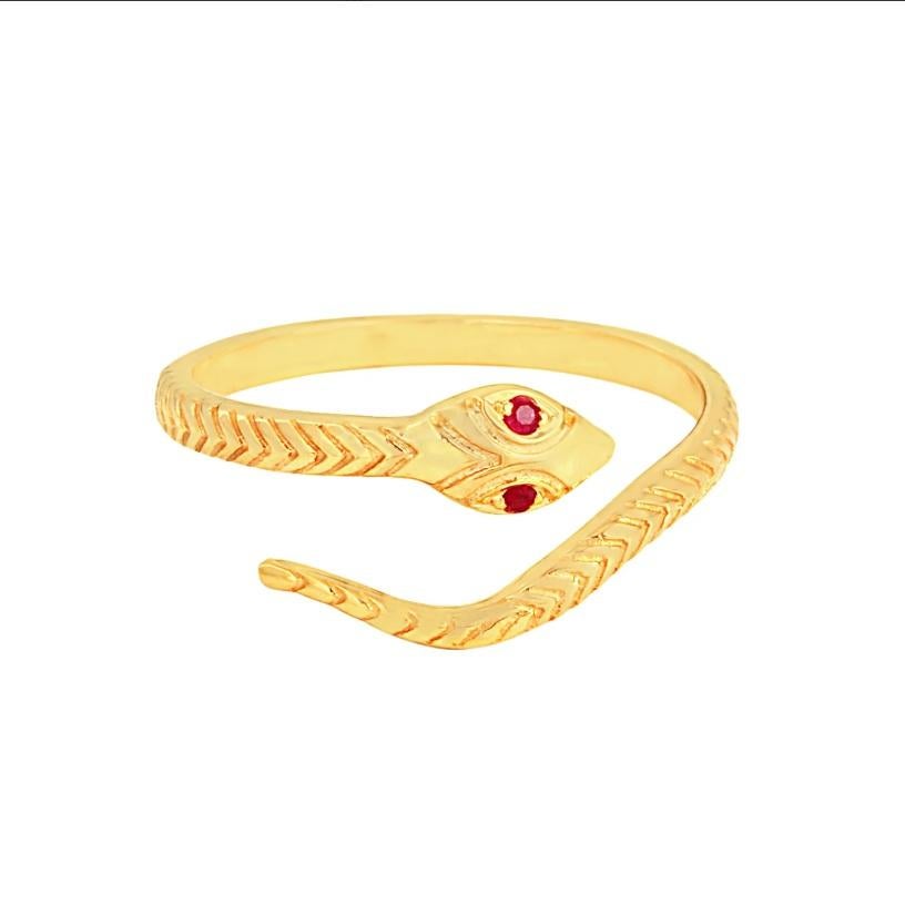 Natural Ruby Ring 18K gold For Sale 1