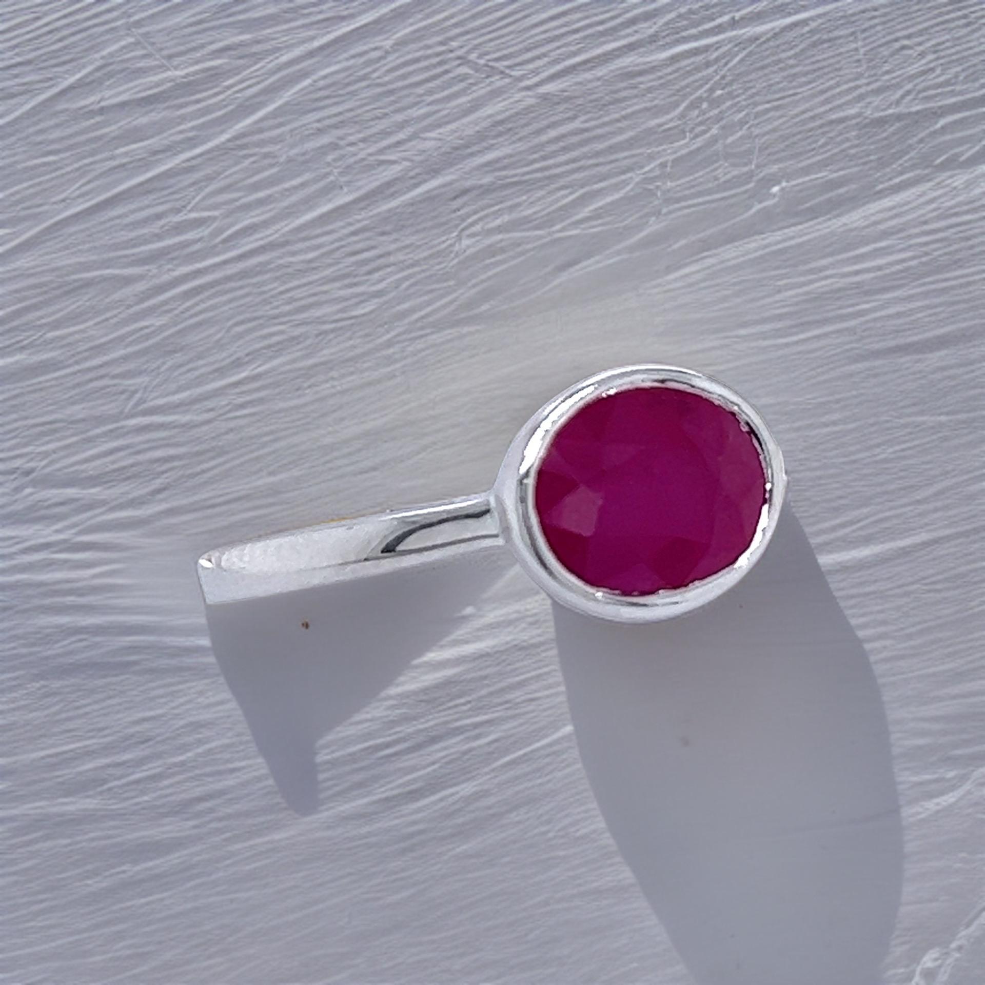 Natural Ruby Ring 6.5 14k White Gold 2.38 TCW Certified For Sale 10