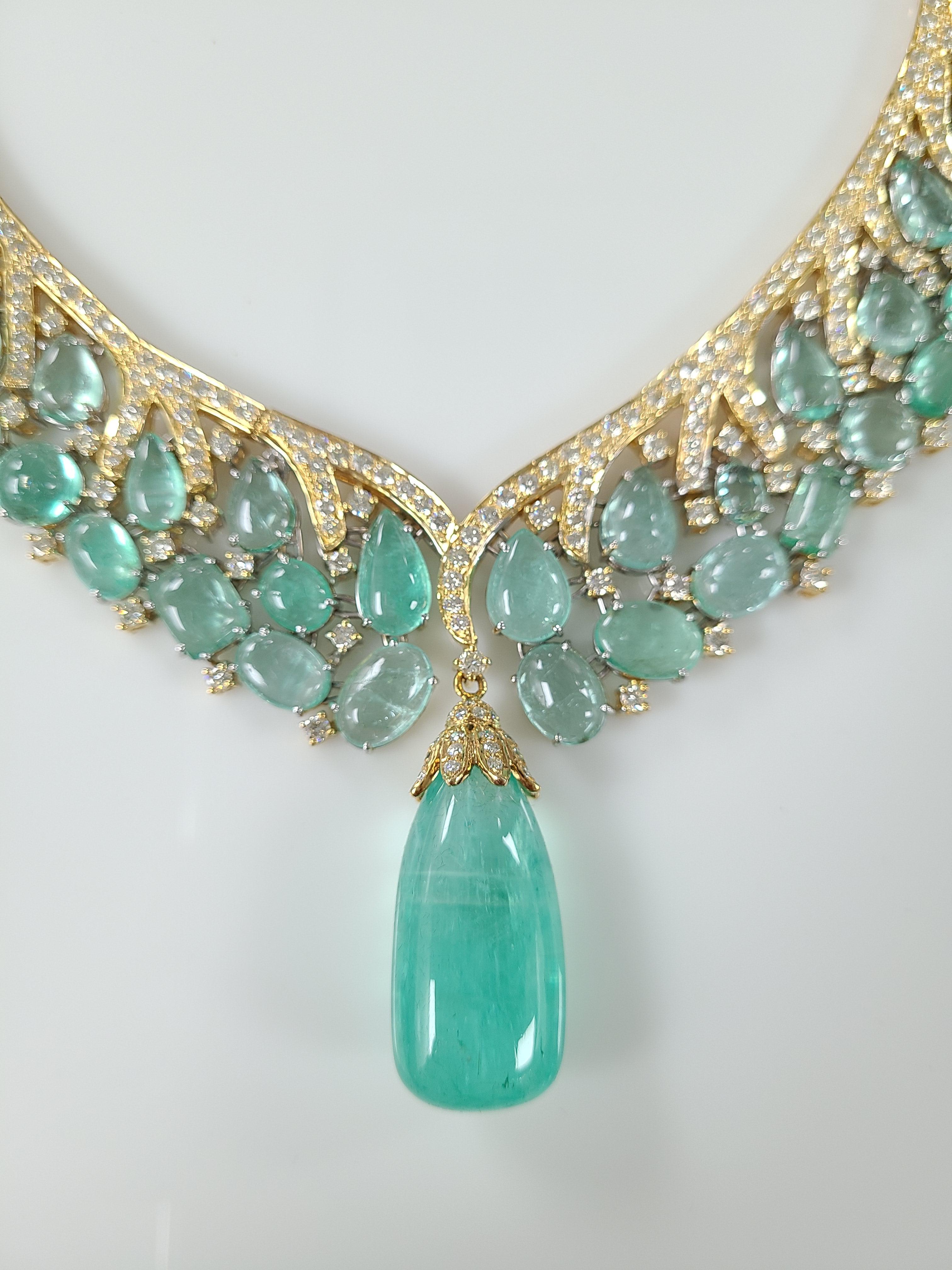 real emerald necklace