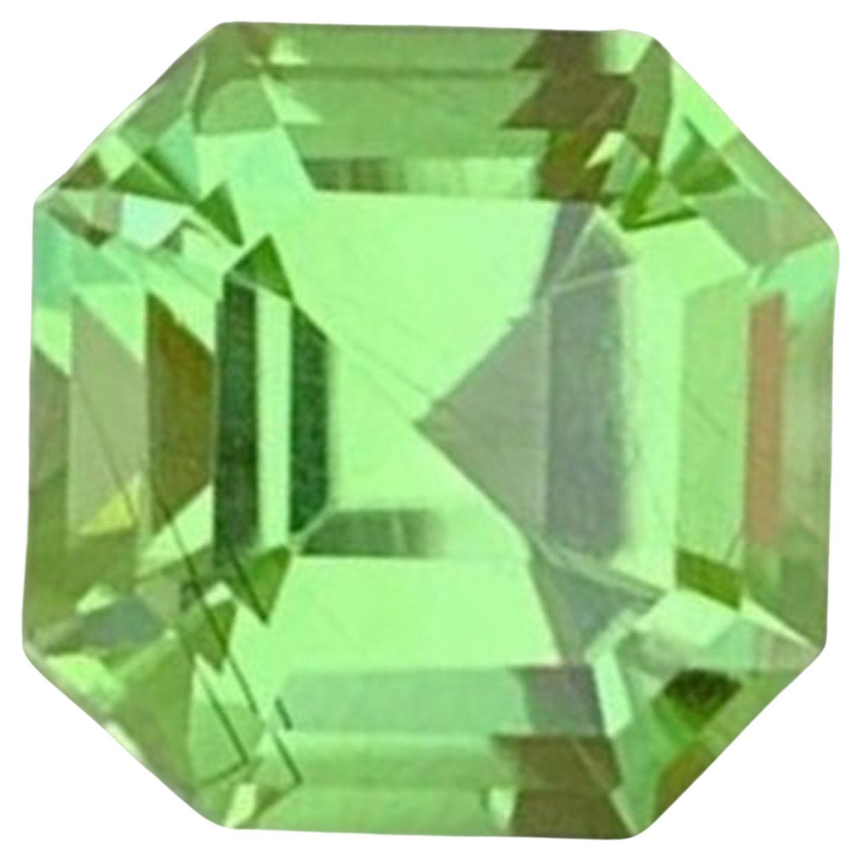 Natural Rutile Peridot Gemstone: Natural Green Peridot August Birthstone 4.50 CT