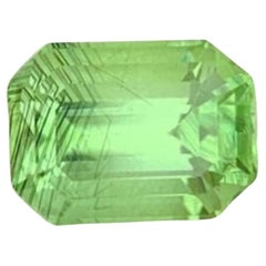 Natural Rutile Peridot Gemstone: Natural Green Peridot August Birthstone 4.77 CT