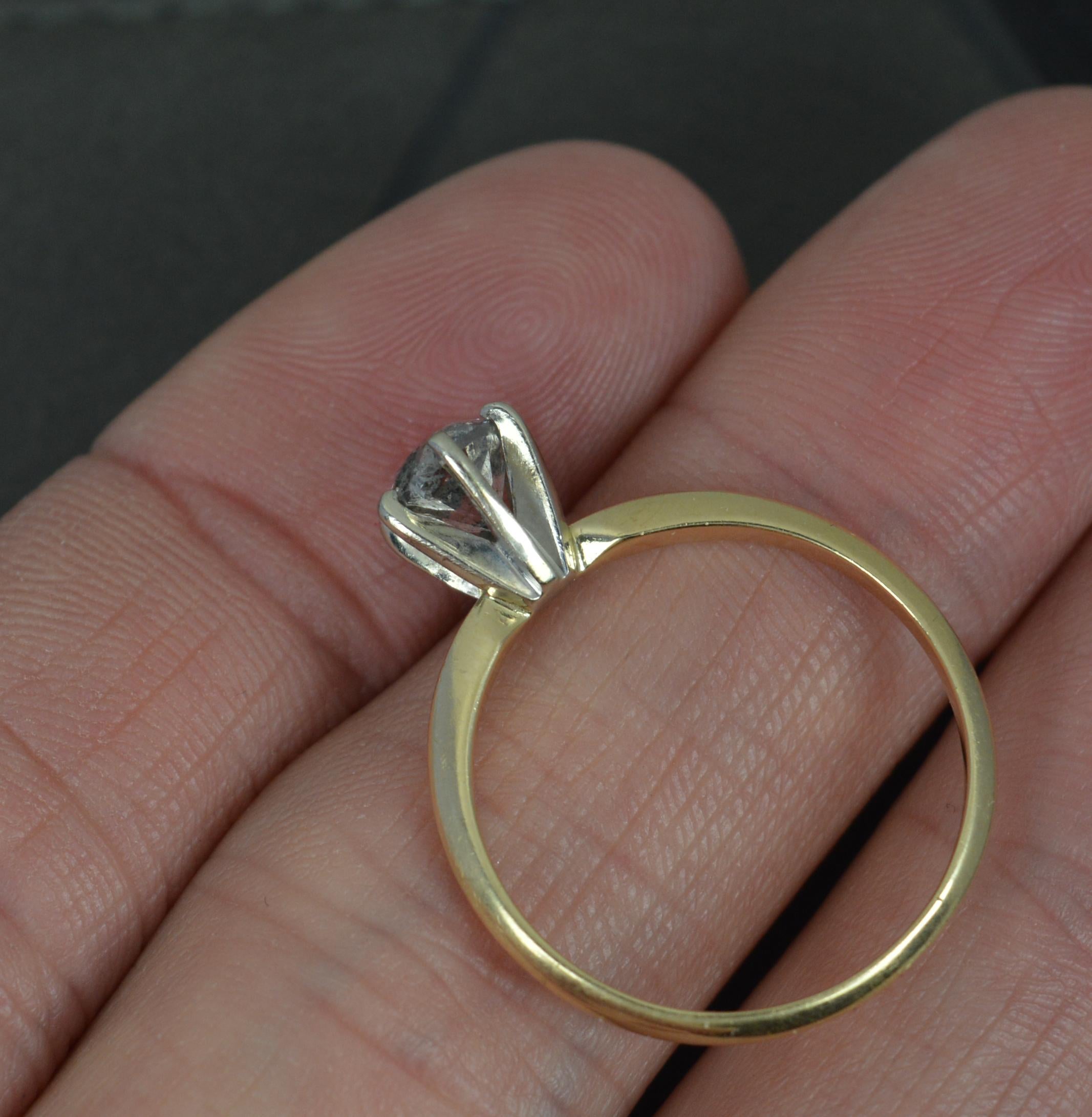 0.7 carat diamond ring