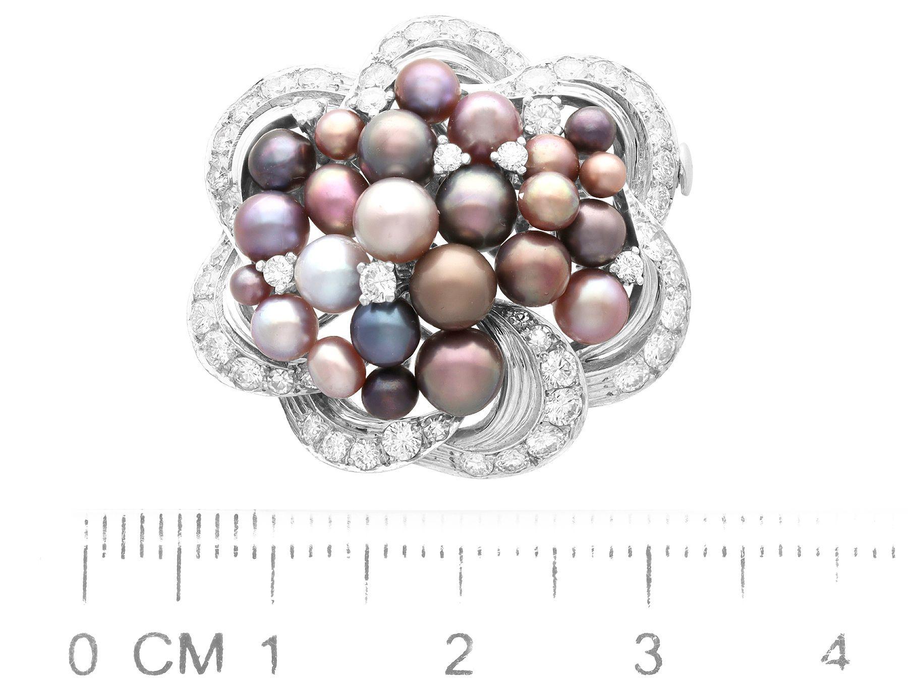 Asprey & Co. Natural Saltwater Pearl and 2.92 Carat Diamond Jewelry Set For Sale 6