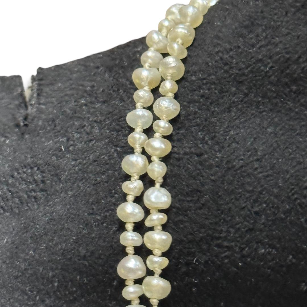 Natural Saltwater Pearl Necklace For Sale 1