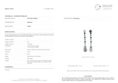 Natural Saltwater Pearls Earrings Day&Night Danat Certified